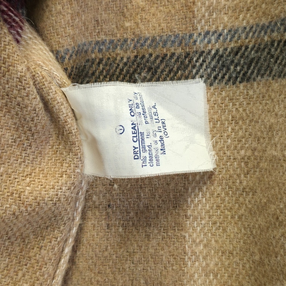 Vintage Lakeshire Men's Brown Corduroy Wool Lined Jacket Size Large Made in USA - Picture 4 of 10